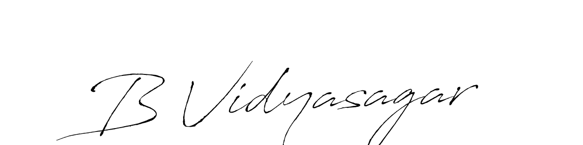 Use a signature maker to create a handwritten signature online. With this signature software, you can design (Antro_Vectra) your own signature for name B Vidyasagar. B Vidyasagar signature style 6 images and pictures png