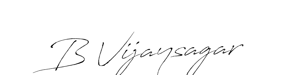 Use a signature maker to create a handwritten signature online. With this signature software, you can design (Antro_Vectra) your own signature for name B Vijaysagar. B Vijaysagar signature style 6 images and pictures png