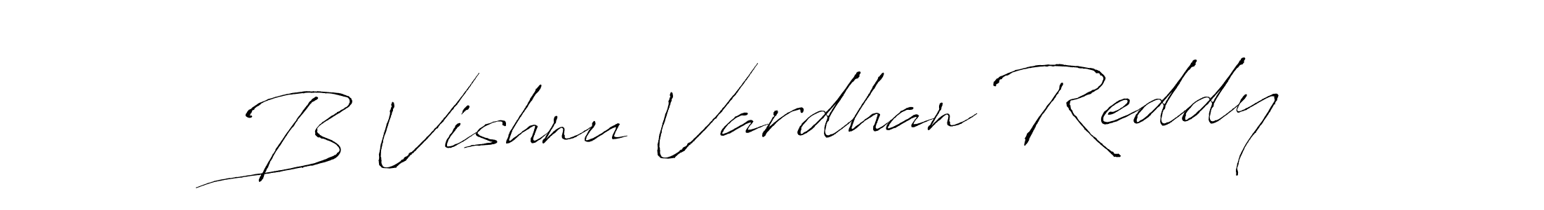 Use a signature maker to create a handwritten signature online. With this signature software, you can design (Antro_Vectra) your own signature for name B Vishnu Vardhan Reddy. B Vishnu Vardhan Reddy signature style 6 images and pictures png