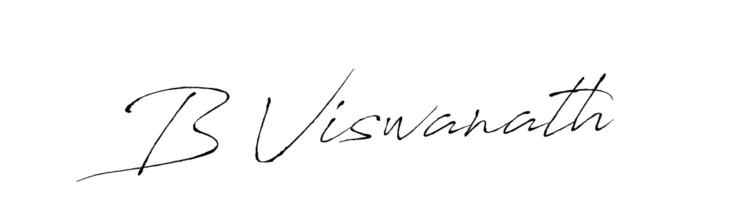 Make a beautiful signature design for name B Viswanath. With this signature (Antro_Vectra) style, you can create a handwritten signature for free. B Viswanath signature style 6 images and pictures png