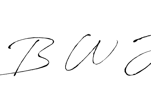 Use a signature maker to create a handwritten signature online. With this signature software, you can design (Antro_Vectra) your own signature for name B W J. B W J signature style 6 images and pictures png