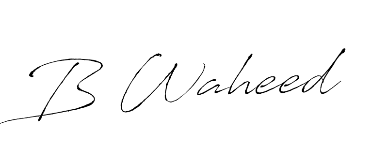 Once you've used our free online signature maker to create your best signature Antro_Vectra style, it's time to enjoy all of the benefits that B Waheed name signing documents. B Waheed signature style 6 images and pictures png