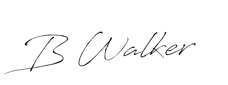 The best way (Antro_Vectra) to make a short signature is to pick only two or three words in your name. The name B Walker include a total of six letters. For converting this name. B Walker signature style 6 images and pictures png