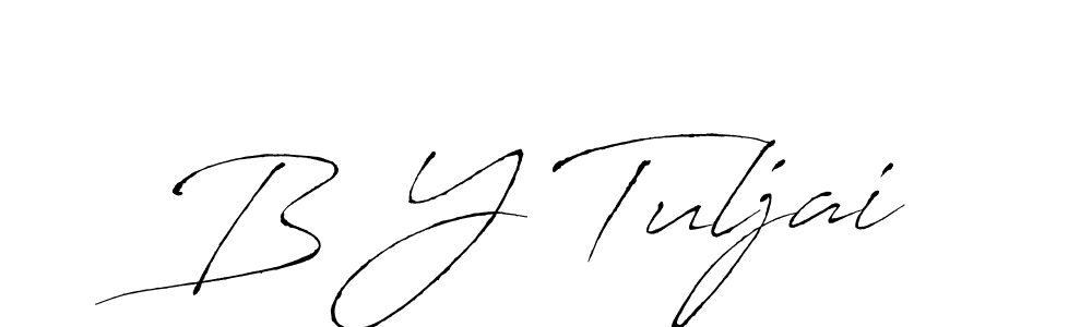 Design your own signature with our free online signature maker. With this signature software, you can create a handwritten (Antro_Vectra) signature for name B Y Tuljai. B Y Tuljai signature style 6 images and pictures png