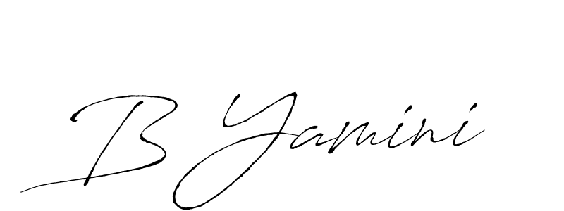Also You can easily find your signature by using the search form. We will create B Yamini name handwritten signature images for you free of cost using Antro_Vectra sign style. B Yamini signature style 6 images and pictures png