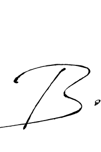 How to make B. name signature. Use Antro_Vectra style for creating short signs online. This is the latest handwritten sign. B. signature style 6 images and pictures png