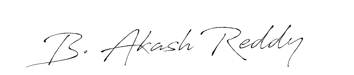 Use a signature maker to create a handwritten signature online. With this signature software, you can design (Antro_Vectra) your own signature for name B. Akash Reddy. B. Akash Reddy signature style 6 images and pictures png