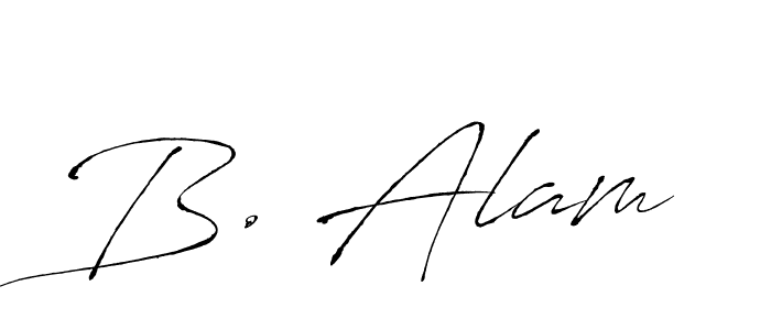 if you are searching for the best signature style for your name B. Alam. so please give up your signature search. here we have designed multiple signature styles  using Antro_Vectra. B. Alam signature style 6 images and pictures png
