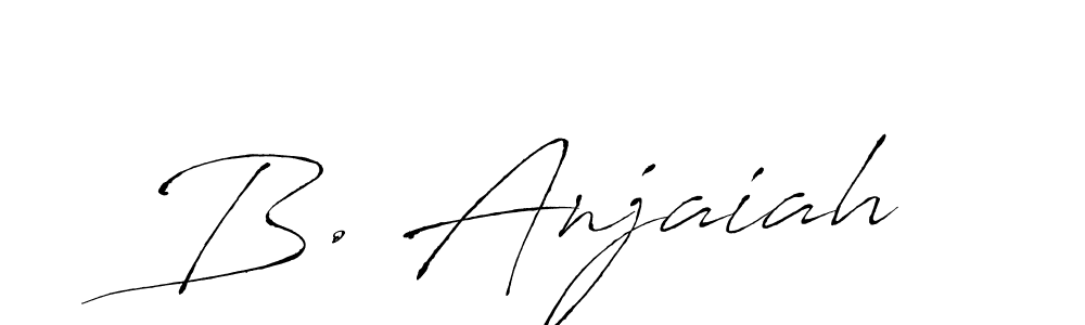 Also we have B. Anjaiah name is the best signature style. Create professional handwritten signature collection using Antro_Vectra autograph style. B. Anjaiah signature style 6 images and pictures png