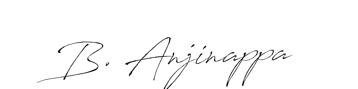 Make a beautiful signature design for name B. Anjinappa. With this signature (Antro_Vectra) style, you can create a handwritten signature for free. B. Anjinappa signature style 6 images and pictures png