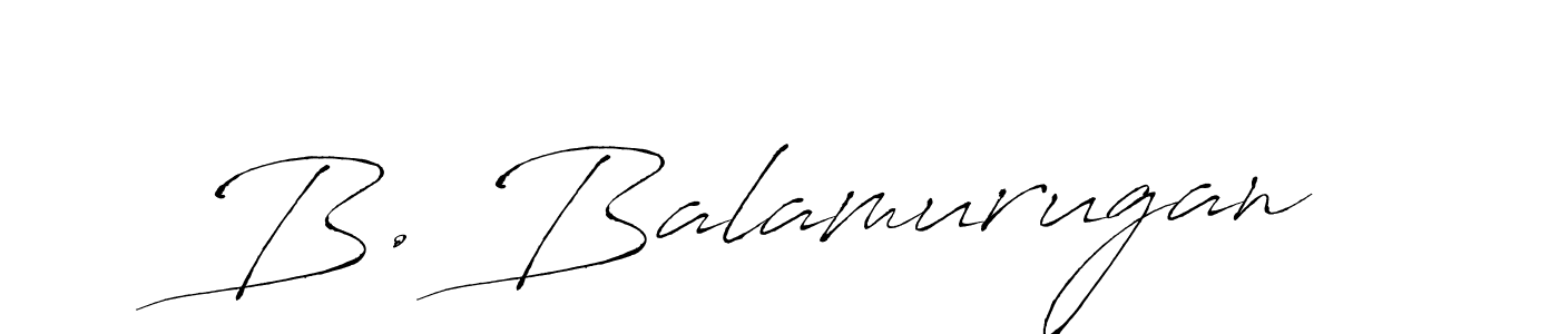 How to make B. Balamurugan signature? Antro_Vectra is a professional autograph style. Create handwritten signature for B. Balamurugan name. B. Balamurugan signature style 6 images and pictures png