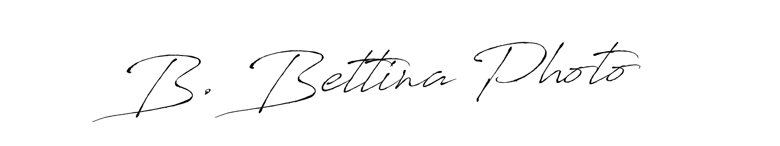 Antro_Vectra is a professional signature style that is perfect for those who want to add a touch of class to their signature. It is also a great choice for those who want to make their signature more unique. Get B. Bettina Photo name to fancy signature for free. B. Bettina Photo signature style 6 images and pictures png