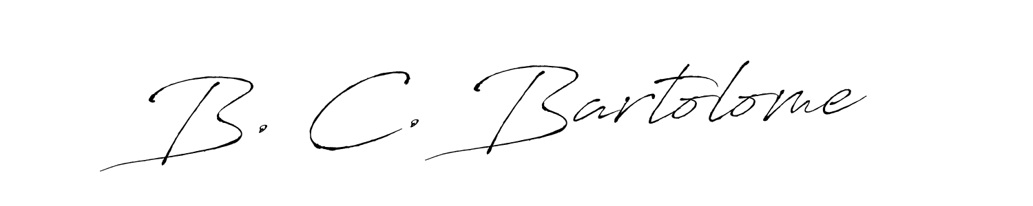 Also we have B. C. Bartolome name is the best signature style. Create professional handwritten signature collection using Antro_Vectra autograph style. B. C. Bartolome signature style 6 images and pictures png