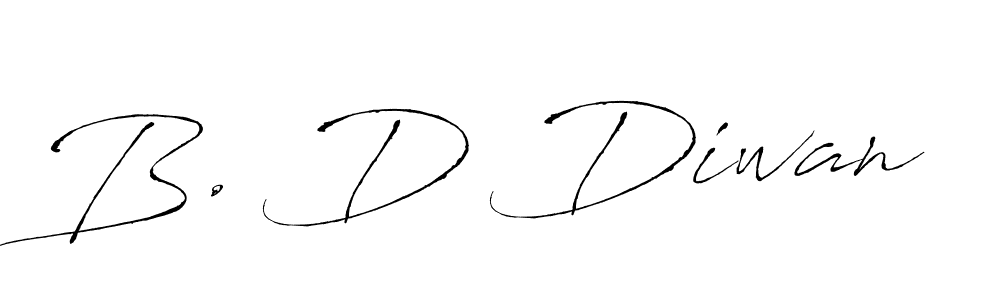 How to make B. D Diwan name signature. Use Antro_Vectra style for creating short signs online. This is the latest handwritten sign. B. D Diwan signature style 6 images and pictures png