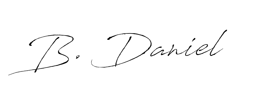 B. Daniel stylish signature style. Best Handwritten Sign (Antro_Vectra) for my name. Handwritten Signature Collection Ideas for my name B. Daniel. B. Daniel signature style 6 images and pictures png