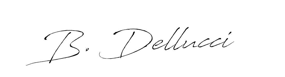 Antro_Vectra is a professional signature style that is perfect for those who want to add a touch of class to their signature. It is also a great choice for those who want to make their signature more unique. Get B. Dellucci name to fancy signature for free. B. Dellucci signature style 6 images and pictures png