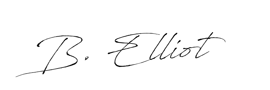 Also You can easily find your signature by using the search form. We will create B. Elliot name handwritten signature images for you free of cost using Antro_Vectra sign style. B. Elliot signature style 6 images and pictures png