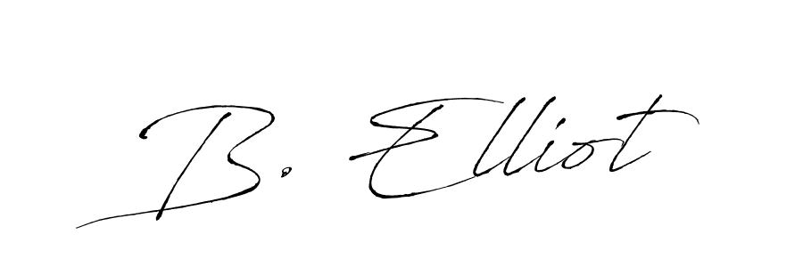 Similarly Antro_Vectra is the best handwritten signature design. Signature creator online .You can use it as an online autograph creator for name B. Elliot. B. Elliot signature style 6 images and pictures png