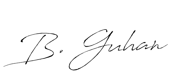 Also You can easily find your signature by using the search form. We will create B. Guhan name handwritten signature images for you free of cost using Antro_Vectra sign style. B. Guhan signature style 6 images and pictures png