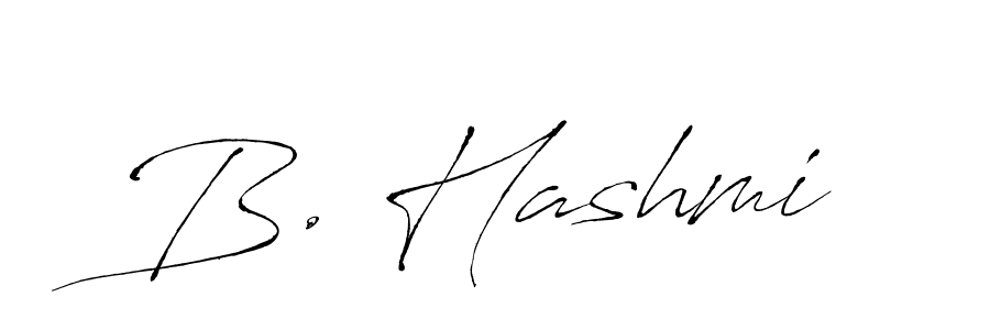 Create a beautiful signature design for name B. Hashmi. With this signature (Antro_Vectra) fonts, you can make a handwritten signature for free. B. Hashmi signature style 6 images and pictures png