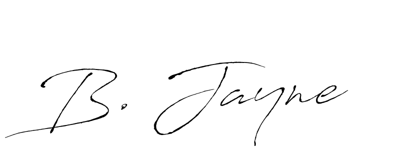 How to make B. Jayne name signature. Use Antro_Vectra style for creating short signs online. This is the latest handwritten sign. B. Jayne signature style 6 images and pictures png