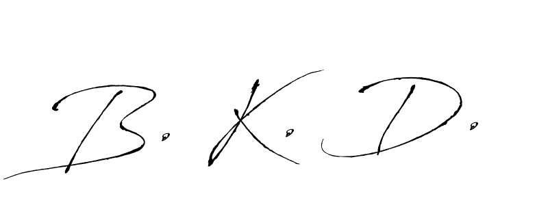 if you are searching for the best signature style for your name B. K. D.. so please give up your signature search. here we have designed multiple signature styles  using Antro_Vectra. B. K. D. signature style 6 images and pictures png