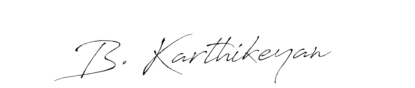 Use a signature maker to create a handwritten signature online. With this signature software, you can design (Antro_Vectra) your own signature for name B. Karthikeyan. B. Karthikeyan signature style 6 images and pictures png