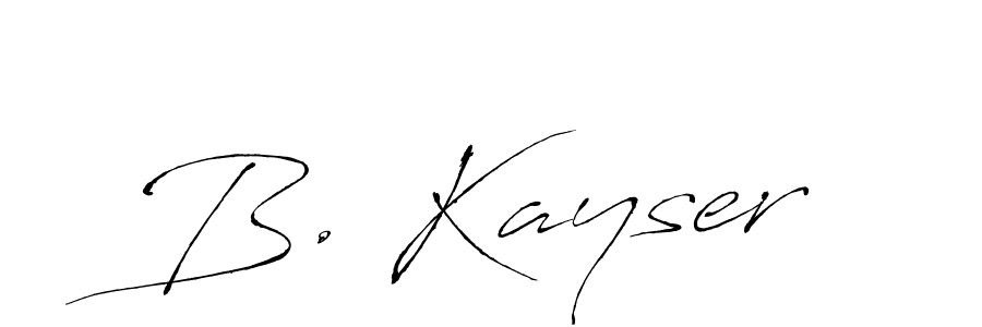 Best and Professional Signature Style for B. Kayser. Antro_Vectra Best Signature Style Collection. B. Kayser signature style 6 images and pictures png