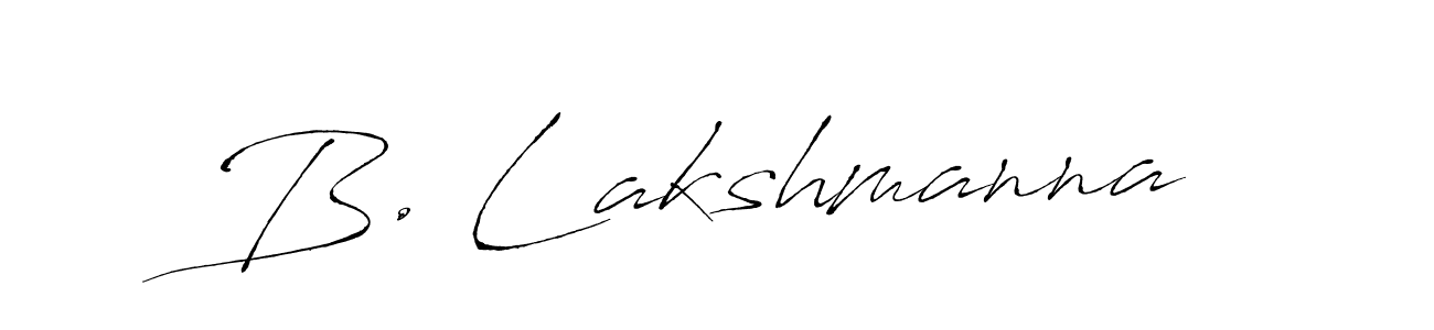 if you are searching for the best signature style for your name B. Lakshmanna. so please give up your signature search. here we have designed multiple signature styles  using Antro_Vectra. B. Lakshmanna signature style 6 images and pictures png