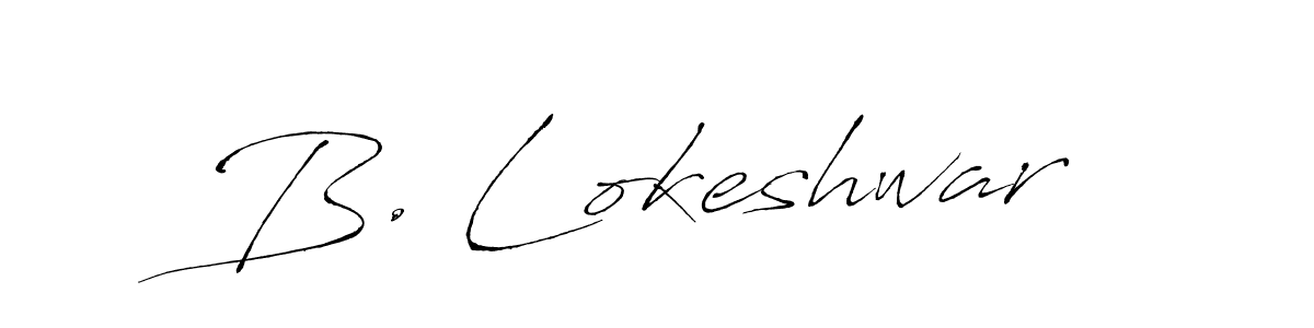 if you are searching for the best signature style for your name B. Lokeshwar. so please give up your signature search. here we have designed multiple signature styles  using Antro_Vectra. B. Lokeshwar signature style 6 images and pictures png