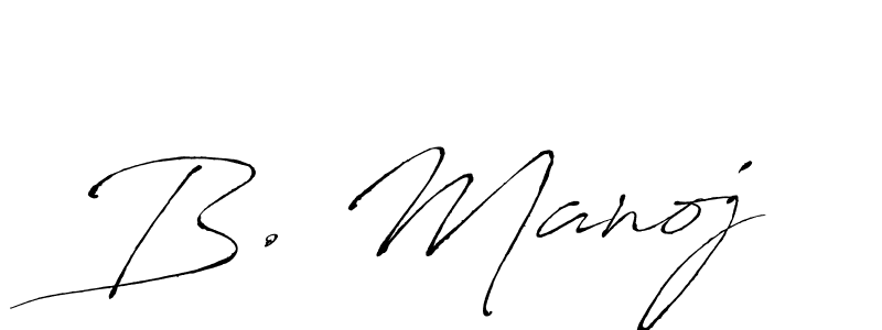 You should practise on your own different ways (Antro_Vectra) to write your name (B. Manoj) in signature. don't let someone else do it for you. B. Manoj signature style 6 images and pictures png