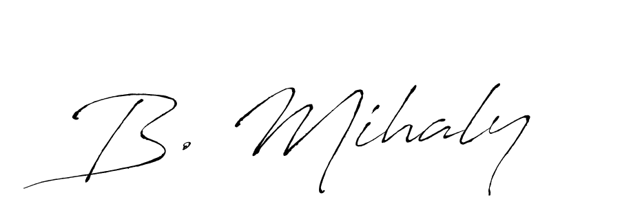 Also You can easily find your signature by using the search form. We will create B. Mihaly name handwritten signature images for you free of cost using Antro_Vectra sign style. B. Mihaly signature style 6 images and pictures png