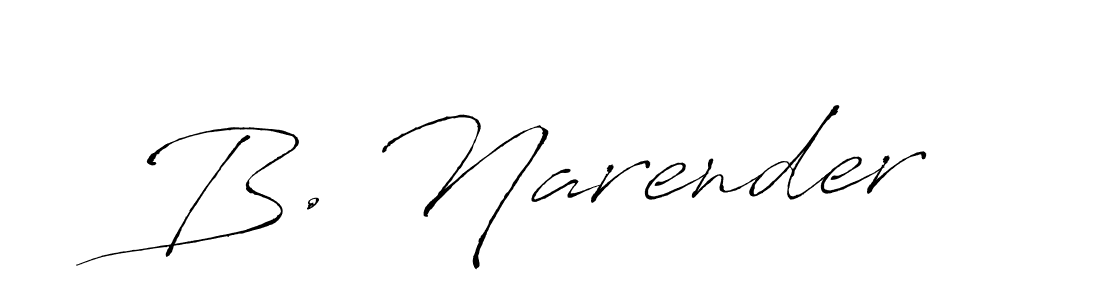 B. Narender stylish signature style. Best Handwritten Sign (Antro_Vectra) for my name. Handwritten Signature Collection Ideas for my name B. Narender. B. Narender signature style 6 images and pictures png