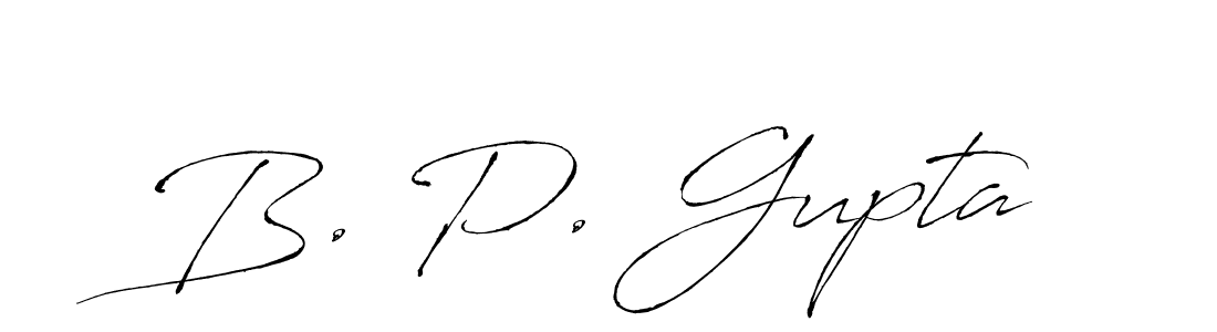 Create a beautiful signature design for name B. P. Gupta. With this signature (Antro_Vectra) fonts, you can make a handwritten signature for free. B. P. Gupta signature style 6 images and pictures png