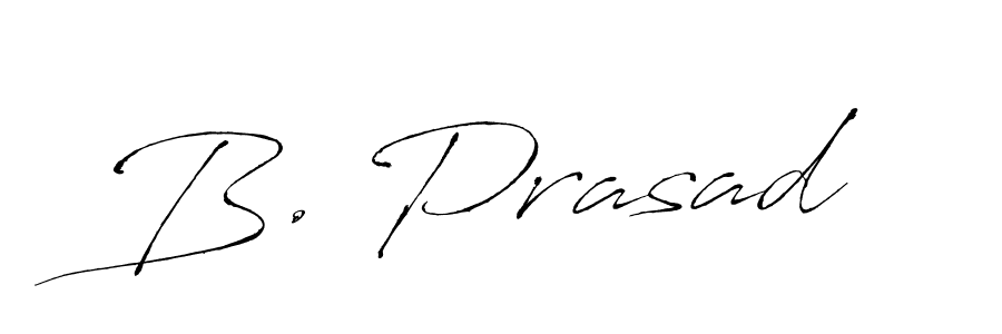 Create a beautiful signature design for name B. Prasad. With this signature (Antro_Vectra) fonts, you can make a handwritten signature for free. B. Prasad signature style 6 images and pictures png