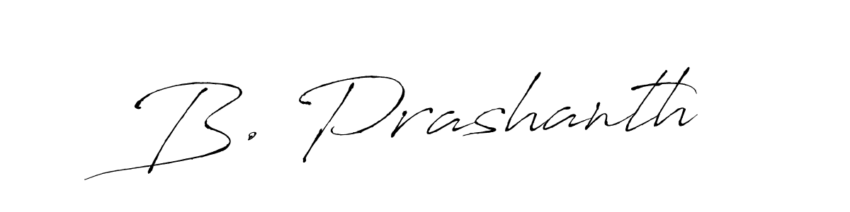 How to make B. Prashanth signature? Antro_Vectra is a professional autograph style. Create handwritten signature for B. Prashanth name. B. Prashanth signature style 6 images and pictures png