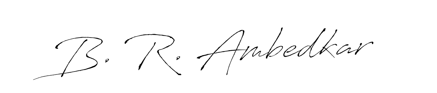 How to make B. R. Ambedkar name signature. Use Antro_Vectra style for creating short signs online. This is the latest handwritten sign. B. R. Ambedkar signature style 6 images and pictures png