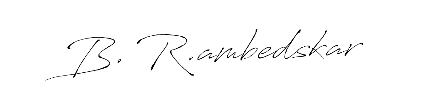 The best way (Antro_Vectra) to make a short signature is to pick only two or three words in your name. The name B. R.ambedskar include a total of six letters. For converting this name. B. R.ambedskar signature style 6 images and pictures png