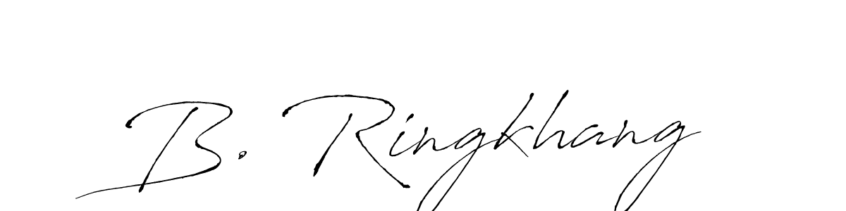 Best and Professional Signature Style for B. Ringkhang. Antro_Vectra Best Signature Style Collection. B. Ringkhang signature style 6 images and pictures png
