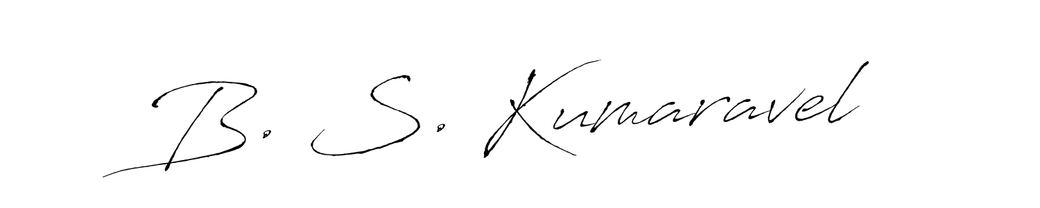 You can use this online signature creator to create a handwritten signature for the name B. S. Kumaravel. This is the best online autograph maker. B. S. Kumaravel signature style 6 images and pictures png