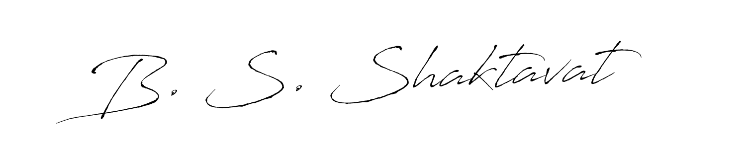 Also You can easily find your signature by using the search form. We will create B. S. Shaktavat name handwritten signature images for you free of cost using Antro_Vectra sign style. B. S. Shaktavat signature style 6 images and pictures png