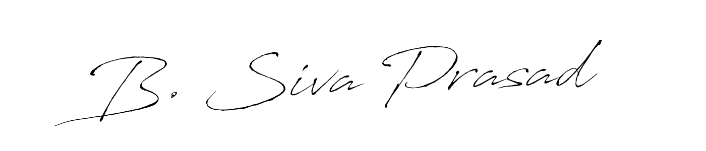 B. Siva Prasad stylish signature style. Best Handwritten Sign (Antro_Vectra) for my name. Handwritten Signature Collection Ideas for my name B. Siva Prasad. B. Siva Prasad signature style 6 images and pictures png