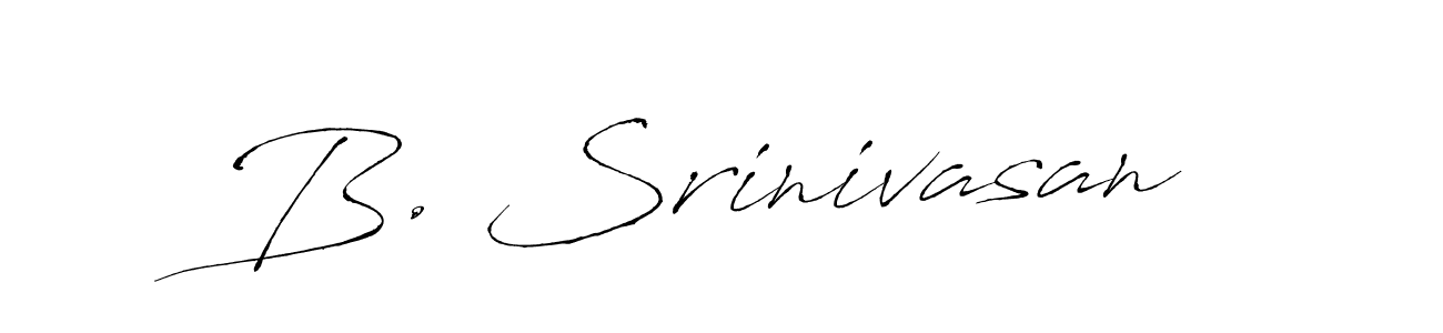 B. Srinivasan stylish signature style. Best Handwritten Sign (Antro_Vectra) for my name. Handwritten Signature Collection Ideas for my name B. Srinivasan. B. Srinivasan signature style 6 images and pictures png