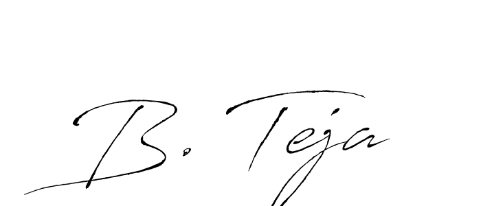 Once you've used our free online signature maker to create your best signature Antro_Vectra style, it's time to enjoy all of the benefits that B. Teja name signing documents. B. Teja signature style 6 images and pictures png