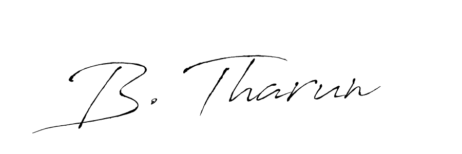 if you are searching for the best signature style for your name B. Tharun. so please give up your signature search. here we have designed multiple signature styles  using Antro_Vectra. B. Tharun signature style 6 images and pictures png