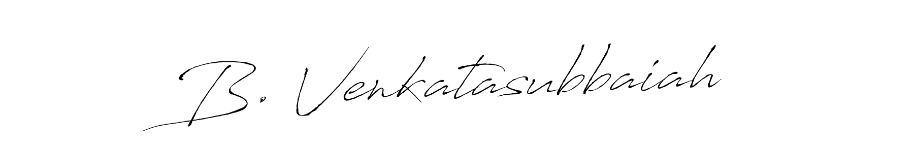 Make a beautiful signature design for name B. Venkatasubbaiah. Use this online signature maker to create a handwritten signature for free. B. Venkatasubbaiah signature style 6 images and pictures png