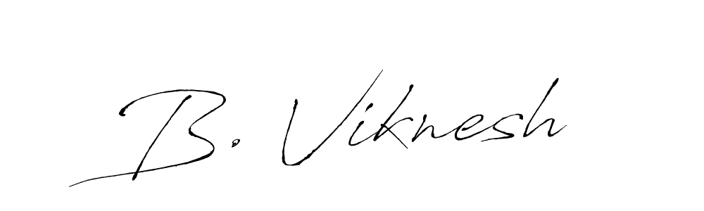 if you are searching for the best signature style for your name B. Viknesh. so please give up your signature search. here we have designed multiple signature styles  using Antro_Vectra. B. Viknesh signature style 6 images and pictures png