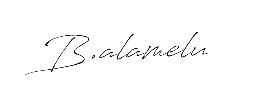 You can use this online signature creator to create a handwritten signature for the name B.alamelu. This is the best online autograph maker. B.alamelu signature style 6 images and pictures png