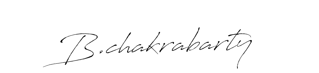 Create a beautiful signature design for name B.chakrabarty. With this signature (Antro_Vectra) fonts, you can make a handwritten signature for free. B.chakrabarty signature style 6 images and pictures png