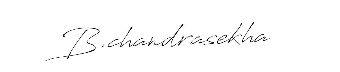 Design your own signature with our free online signature maker. With this signature software, you can create a handwritten (Antro_Vectra) signature for name B.chandrasekha. B.chandrasekha signature style 6 images and pictures png